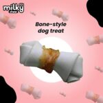 Milky Chew Chicken and Milk Flavored Dog Treats – High Protein Bone Style Chew Snacks for Training & Daily Rewards | Healthy Dog Treats for All Breeds and Life Stages - Image 8
