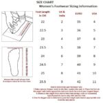 JM LOOKS Women's Glossy Buckle Strap Mary Jane Block Heel with Bow Detail - Image 4