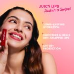 Dot & Key Barrier Repair Hydrating Lip Balm SPF 50 | Cherry Crimson | Repairs Damaged Lip Barrier | High Tinted | 4.5 gm - Image 3