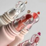 CRAZY GIRL Combo of 2 Fruit Flavoured Tinted Lip Gloss | Natural Lip Gloss with Jojoba Oil, Beeswax & Hyaluronic Acid | Non-Sticky Hydrating Gloss Duo with Soft Silicone Applicator - Image 4