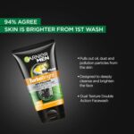 Garnier Men, Face Wash, Brightening & Anti-Pollution, TurboBright Double Action, 100 g - Image 5