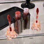 Gege Bear Transcolor Hydrating Lip Glaze | High Glossy Long Lasting Formula | Heart-Shaped Cap with Brush Applicator | Stunning Shades from Light Pink to Deep Red | Non-Sticky Liquid Gloss | Non-Transfer Waterproof | Perfect Smooth Finish for Women (06# Tipsy Rum, 3g) - Image 6