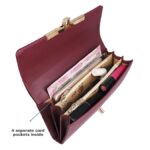 ALSU Women's Wallet | Stylish Purse for with Phone Pocket,4 Card Pocket and Multiple Compartment| Party Clutch for Girl | Lock Closure | Travel Hand Purse for Women| Office Bag for Women - Image 10