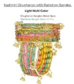 Swara Creations Kashmiri Ghungroo Raindrop Bangles Combo Set | for Women and Girls|Set of 16 Pcs (SKU417) - Image 7