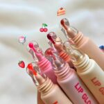 CRAZY GIRL Combo of 2 Fruit Flavoured Tinted Lip Gloss | Natural Lip Gloss with Jojoba Oil, Beeswax & Hyaluronic Acid | Non-Sticky Hydrating Gloss Duo with Soft Silicone Applicator - Image 5