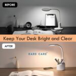 Table Lamp for Study Room | Study Lamp with 3 Light Modes | 1 Year Warranty | Lamp Light for Study | Rechargeable Led Light with Big Battery - 1200 mAh - Image 4