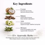 Mukti Gold Herbal Shampoo for Hair Fall & Growth |Ayurvedic Herbs Growth Formula with 15 herbs| Sulphate & Paraben Free | Damage Repair | For Men & Women | 400ml (Pack of 2) - Image 6