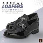 Mens Dynamic Formal Office Dress Formal Slip-on Loafers Shoes | Shinny Glossy Patent | Perfect for Formal Wear, Business Casual, and Parties - Image 2