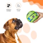 amazon basics Interactive Sound Ball Toy for Dogs and Puppies| Fun Squeaky Sounds | Pet-Safe Materials| Suitable for All Dog Breeds | Size - Large - Image 3