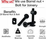 Enigmatic Woodworks Wooden Modern End Table, Home Decor for Living Room Plant Stand, Bed Side Table I Finish-Suede DIY (ET-01 White) - Image 4