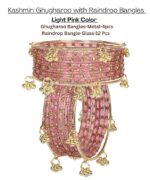 Swara Creations Kashmiri Ghungroo Raindrop Bangles Combo Set | for Women and Girls|Set of 16 Pcs (SKU417) - Image 2