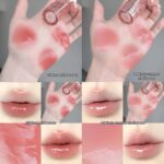 Gege Bear Crystal Lip Gloss | Long-Lasting Lip Glaze Waterproof | Non-Transfer Formula | Moisturizing Lip Tint Glossy Finish | Brown Nude Pink Shades | Fluffy Brush Applicator | Non-Sticky Gloss | Velvet Smooth Lipsticks for Women (06# Light Tea Peach Color, 3g) - Image 4