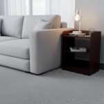 SOMNIA | 3 Shelves Bedside Table (Asian Walnut) | Bed Side Table for Bedroom | End Table/Coffee Table/Home Décor Table/End Table for Living Room - Image 10