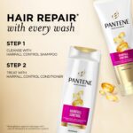 Pantene Advanced Hairfall Solution, Hairfall Control Shampoo, Pack of 1, 340ML, Pink - Image 4