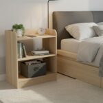 SOMNIA | 3 Shelves Bedside Table (Asian Walnut) | Bed Side Table for Bedroom | End Table/Coffee Table/Home Décor Table/End Table for Living Room - Image 6