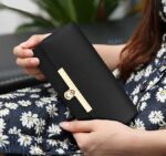 ALSU Women's Wallet | Stylish Purse for with Phone Pocket,4 Card Pocket and Multiple Compartment| Party Clutch for Girl | Lock Closure | Travel Hand Purse for Women| Office Bag for Women - Image 4