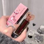Gege Bear Transcolor Hydrating Lip Glaze | High Glossy Long Lasting Formula | Heart-Shaped Cap with Brush Applicator | Stunning Shades from Light Pink to Deep Red | Non-Sticky Liquid Gloss | Non-Transfer Waterproof | Perfect Smooth Finish for Women (06# Tipsy Rum, 3g) - Image 5