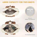 Birch & Co. Diaper Bag for Mothers for Travel – Baby Bag - Stylish Waterproof Baby Backpack with Insulated Compartments, Changing Mat, Spacious for Daily & Travel Use - Image 5