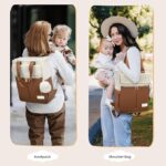 Birch & Co. Diaper Bag for Mothers for Travel – Baby Bag - Stylish Waterproof Baby Backpack with Insulated Compartments, Changing Mat, Spacious for Daily & Travel Use - Image 2