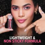 MILA BEAUTÉ Gloss Girl Lip Gloss|Enriched With Mango Seed Butter & Hyaluronic Acid|Light Weight & Non-Sticky Formula|Gives Fuller-Lip Effect & Extra Hydration|(Speed Dial, 2.8 Ml) - Image 4