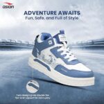 ASIAN Men NEXUS-11 Stylish Casual Mid Top Sneakers with Catchy Colours and Trendy Design with Laces for Men & Boys | Perfect for Wearing to Outings, and Comfortable All-Day Use, Stylish and Durable - Image 5