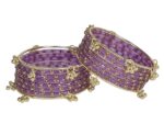 Swara Creations Kashmiri Ghungroo Raindrop Bangles Combo Set | for Women and Girls|Set of 16 Pcs (SKU417) - Image 3