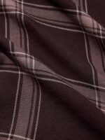 The Souled Store Brown Men and Boys Long Sleeves Collared Neck Button Front Plaid Regular Fit Cotton Utility Shirts - Image 5