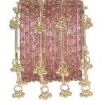 Swara Creations Kashmiri Ghungroo Raindrop Bangles Combo Set | for Women and Girls|Set of 16 Pcs (SKU417)