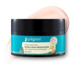 Pilgrim Korean Rice Water Hydra Glow Moisturizer 100Gm with 5 Hyaluronic Acids, 3% Niacinamide, 5 Ceramides | 5x Hydration & Instant Glass Skin | Oil-Free, Lightweight Gel | All SkinTypes | Women,Men