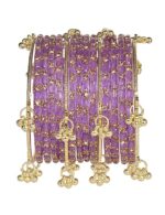 Swara Creations Kashmiri Ghungroo Raindrop Bangles Combo Set | for Women and Girls|Set of 16 Pcs (SKU417)