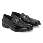 Mens Dynamic Formal Office Dress Formal Slip-on Loafers Shoes | Shinny Glossy Patent | Perfect for Formal Wear, Business Casual, and Parties