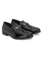 Mens Dynamic Formal Office Dress Formal Slip-on Loafers Shoes | Shinny Glossy Patent | Perfect for Formal Wear, Business Casual, and Parties