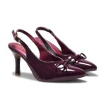 JM LOOKS Slingback Heels for Women Pointed Toe Stiletto High Heels Stretch Slip on Backless Fashion Comfortable Dress Pumps Shoes