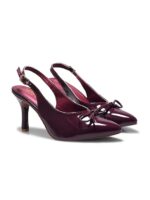 JM LOOKS Slingback Heels for Women Pointed Toe Stiletto High Heels Stretch Slip on Backless Fashion Comfortable Dress Pumps Shoes