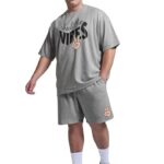 Fflirtygo Men Graphic Print Cotton T-Shirt & Short Set for Men/Boys