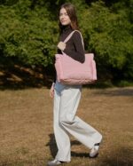 Tote Bag for Woman | Lightweight Puffy Shoulder Handbag with Multi Compartment | Travel, Office, Gym & Daily Use | Durable Taslan Fabric - Image 16