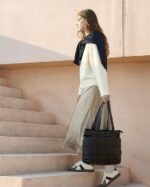 Tote Bag for Woman | Lightweight Puffy Shoulder Handbag with Multi Compartment | Travel, Office, Gym & Daily Use | Durable Taslan Fabric - Image 18