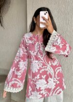 Women’s Printed Short Kurti for Girls | Regular Wear Flared Tunic Top | Stylish & Comfortable Rayon Kurti |Embroidered Short Kurti Top - Image 7