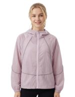 Venzina® Sunscreen Jacket for Women UV Jacket for Women UPF 50+ Sun Protection Cropped Hoodie Ultra Lightweight Breathable Mesh Lining Outdoor Cycling - Image 7