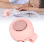 Pocket Clip Fan, Lightweight Fast Wind Speed Flexible USB Rechargeable Portable Fan for Beach for Hiking for Picnic (Pink) - Image 2