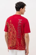 Men’s Oversized Fit Printed Premium Breathable Cotton, All Day Comfort Half Sleeve Crew Neck Oversized Tshirt - Image 15