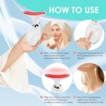 Doset Red-Light-Therapy-for-Face and Neck, Face 𝖲 culpting Wand Facial Massager with 7 Color (White) - Image 3