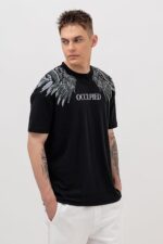 Men’s Oversized Fit Printed Premium Breathable Cotton, All Day Comfort Half Sleeve Crew Neck Oversized Tshirt - Image 4
