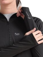 FABSPORTS Women's UV Protection Sun Screen Jacket, Full Zip Sun Protection Clothing, Lightweight with UPF 50+ Protection for Outdoors, with Pockets, Sun Protective Clothing for Women - Image 6