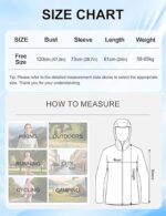 Venzina® Sunscreen Jacket for Women UV Jacket for Women UPF 50+ Sun Protection Cropped Hoodie Ultra Lightweight Breathable Mesh Lining Outdoor Cycling - Image 6
