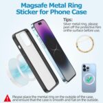 ZORBES Continuity Camera Mount For Macbook Magnetic Laptop Phone Holder For Macbook Laptops/Iphone 14,13&12 Series,Compatible With Magsafe,Iphone Webcam Mount For Ios 16&Macos Ventura - Image 3