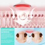 Doset Red-Light-Therapy-for-Face and Neck, Face 𝖲 culpting Wand Facial Massager with 7 Color (White) - Image 4