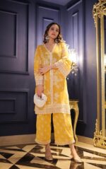 LookMark Women Cotton Blend Kurta and Pant - Suitable For Every Indian Occasion - Image 2