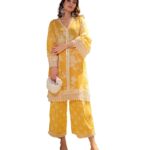 LookMark Women Cotton Blend Kurta and Pant - Suitable For Every Indian Occasion
