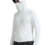 FABSPORTS Men's UV Protection Sun Screen Jacket, Sun Protection Clothing, Lightweight with UPF 50+ Protection for Outdoors